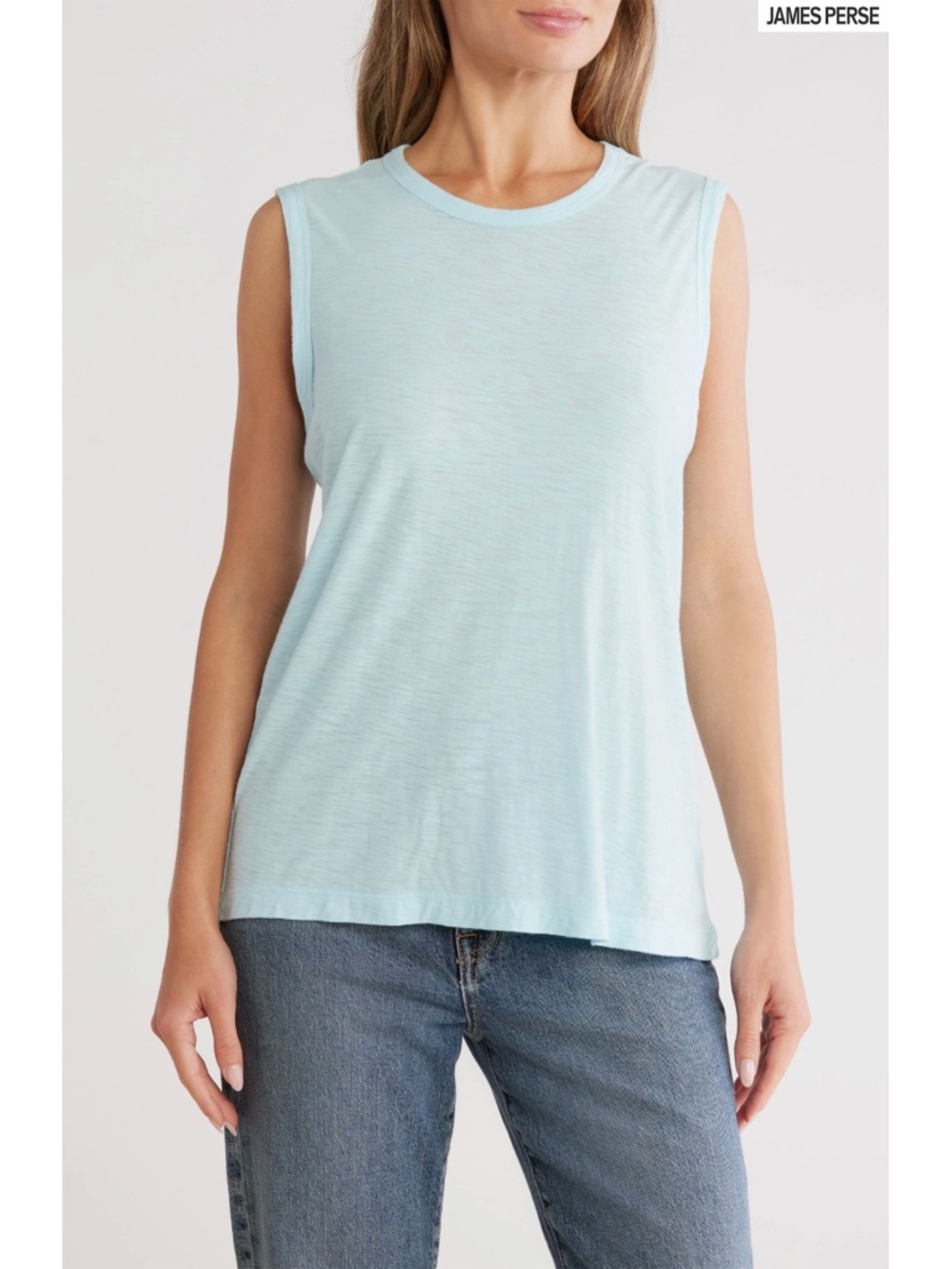 JAMES PERSE NWT CREW NECK COTTON/MODAL TAFFY MUSCLE TEE. SIZE 1(S)